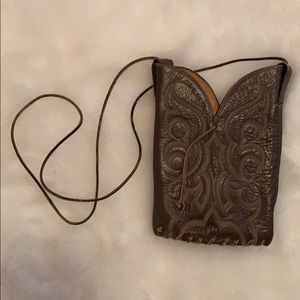 Custom made cowgirl boot purse